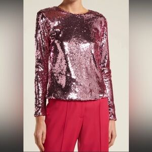 RACIL XS sequins top.